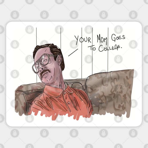 Napoleon Dynamite: Your Mom Goes to College Magnet by 51Deesigns